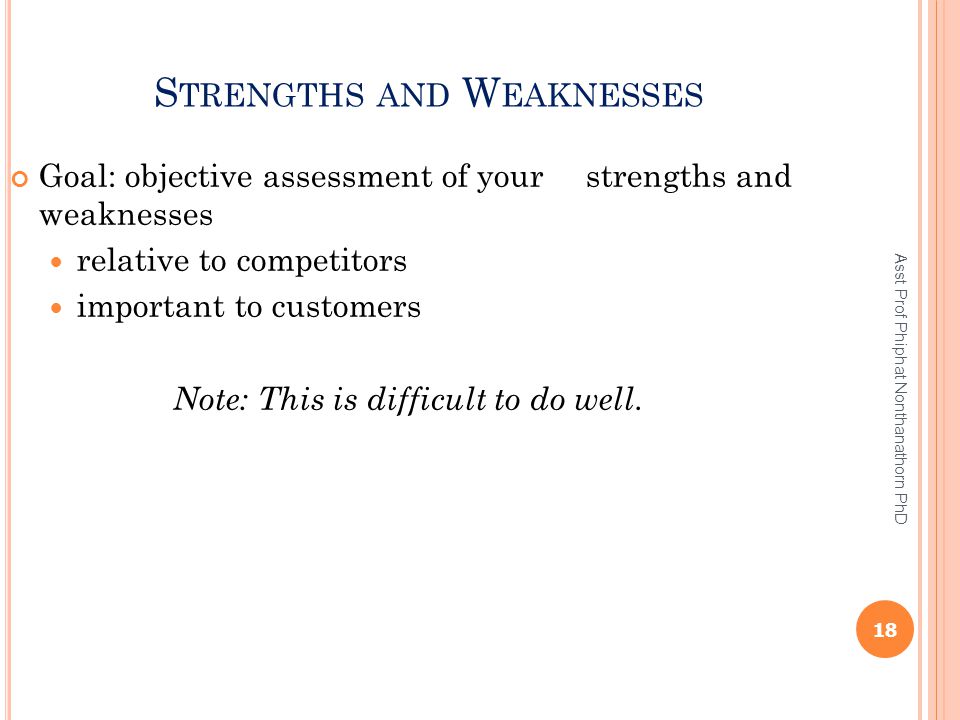 The strengths and weaknesses in the management of rosemont center